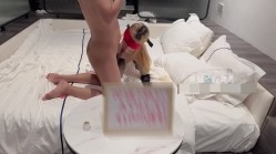 约啪大神【UUS1980】，约啪抖音1万粉博主 纯素颜女神，淫荡玉女，主动女上位