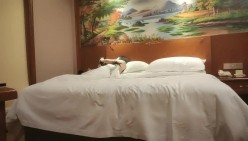 小马丶寻花黑色长裙外围妹舌吻调情，一顿摸搞得妹纸好热，拉着手翘起屁股后入，操的妹纸啊啊直叫